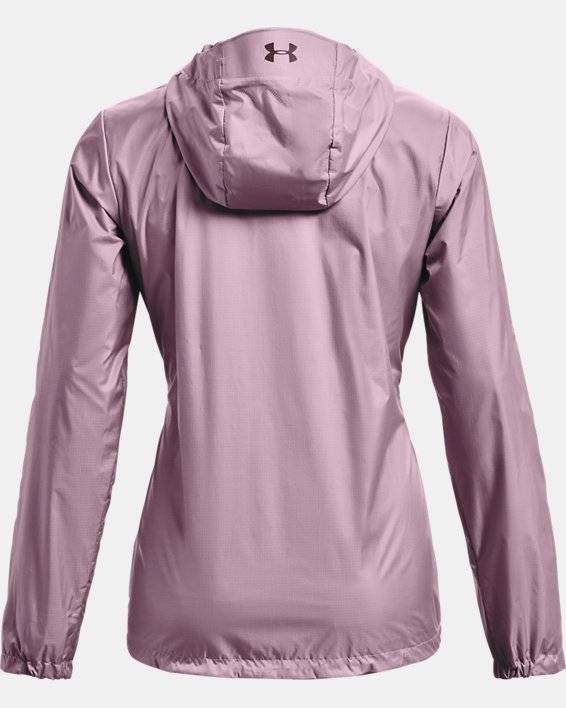 Women's UA Forefront Rain Jacket, Pink, pdpMainDesktop image number 6